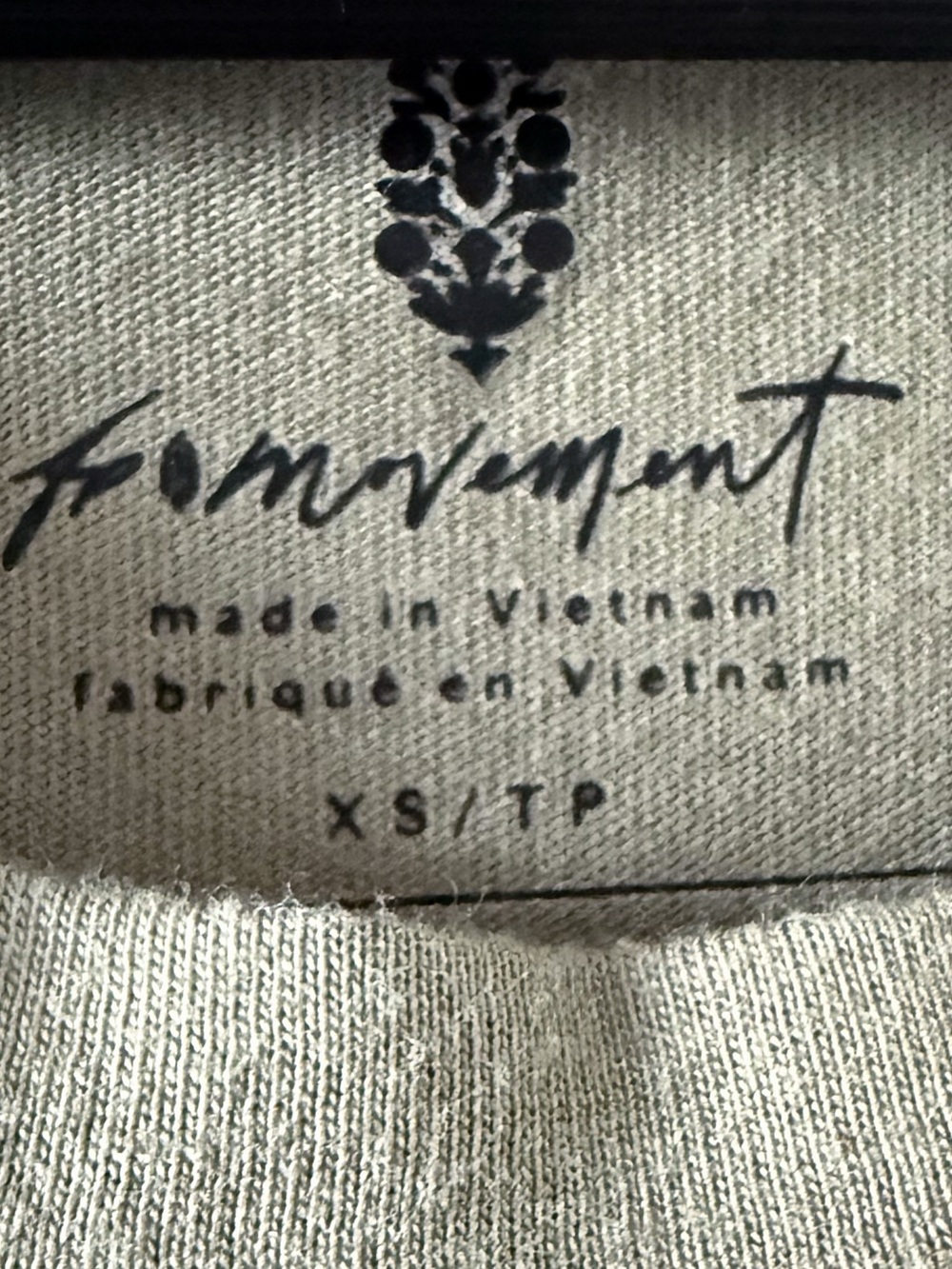 Free People Movement Inspire Buti Logo Tee in Sage Green Size XS Preloved - Picture 5 of 7